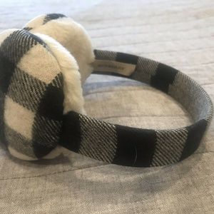 BURBERRY EARMUFFS EAR WARMER CLASSIC PLAID CHECK